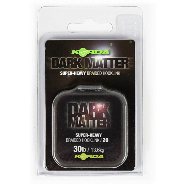KORDA DARK MATTER BRAID Korda Dark Matter Super-Heavy Hooklink Braid 30lb 20mt