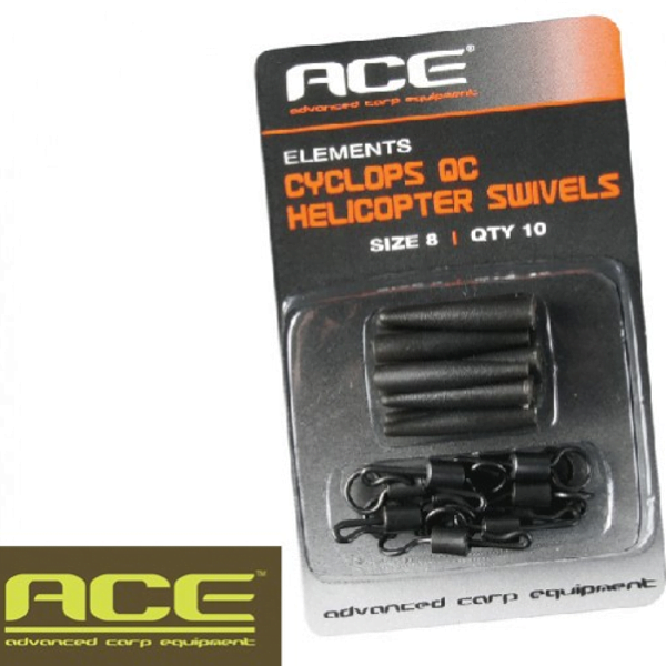 ACE-CYCLOPS-QC ACE CYCLOPS QC HELICOPTER SWIVELS SIZE 8 10 UNI