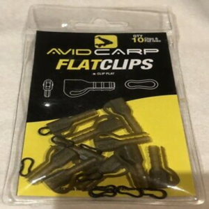 AVID CARP FLAT CLIPS 10 CLIPS + 10 FLAT LINKS