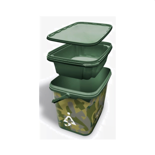 BAIT-TECH-CUBO Bait-Tech Cubo con Bandeja 8l