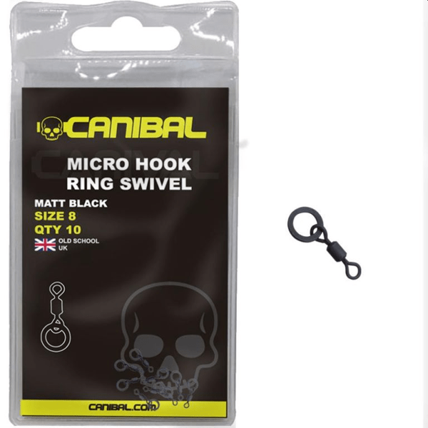 CANIBAL-MICRO-HOOK Canibal Micro Hook Ring Swivel 10uni