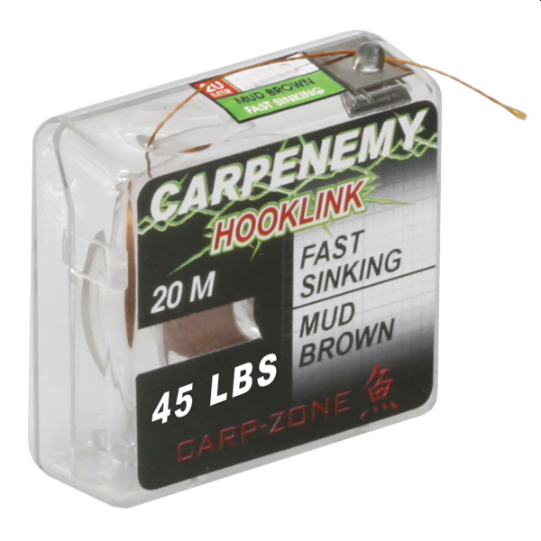 CARPZONE-FAST-SINKING Carp Zone Fast Sinking 35lb Mud Brown 20mt