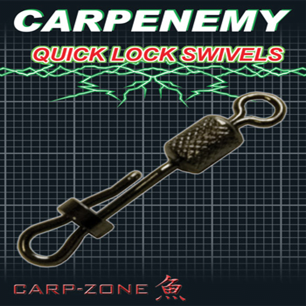 CARPZONE-QUICK-LOOK Carp Zone Quick Lock Swivels nº8 10uni