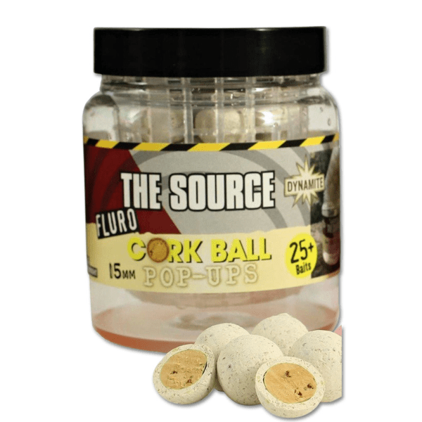 DYNAMITE BAITS THE SOURCE CORK BALL POP-UP FLURO 15MM