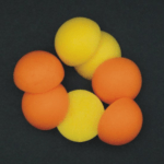 Enterprise Tackle Half Boilies 15Mm Amarillo-Naranja
