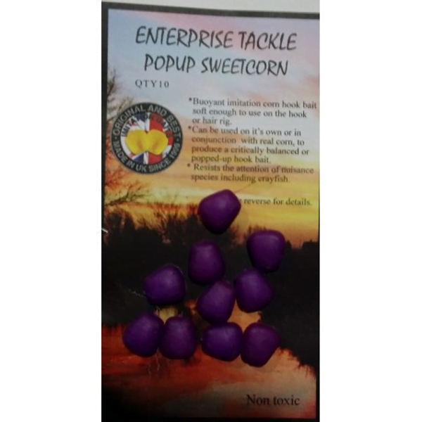 ENTERPRISE-MAIZ-PURPURA Enterprise Tackle Imitación Maíz Pop-up Morado