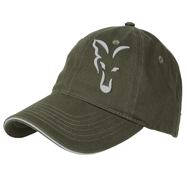 FOX-BASEBALL-CAP-GREEN-SILVER Fox Baseball Cap Green