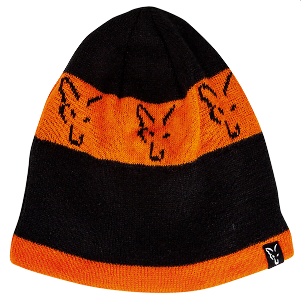 FOX-COLLECTION-BEANIE-BLACK-ORANGE-1 FOX-COLLECTION-BEANIE-BLACK-ORANGE-1