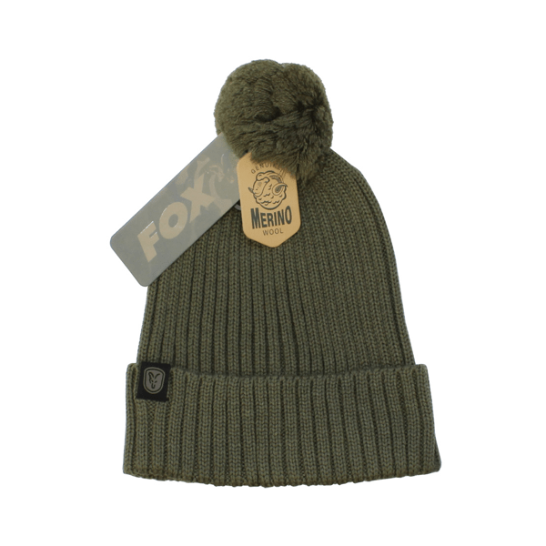 FOX-MERINO-BOBBLE Fox Merino Bobble-Olive