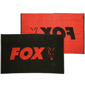 Fox Beach Towel Black/Orange