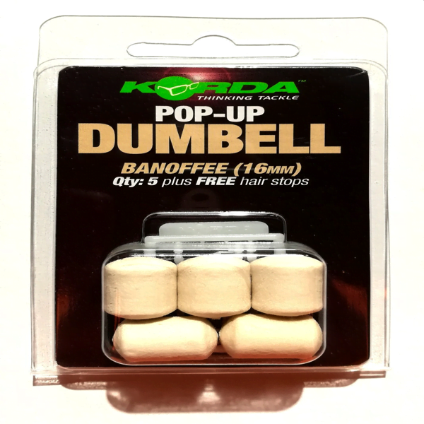 KORDA-DUMBELL-BANOFE-16MM-POP-UP Korda Pop-up Dumbell