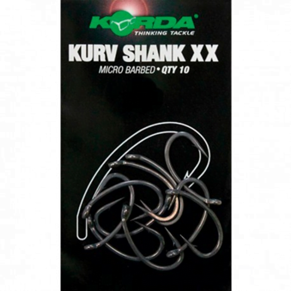 KORDA-KURV-SHANK-XX-0 Korda Anzuelo Kurv shank XX