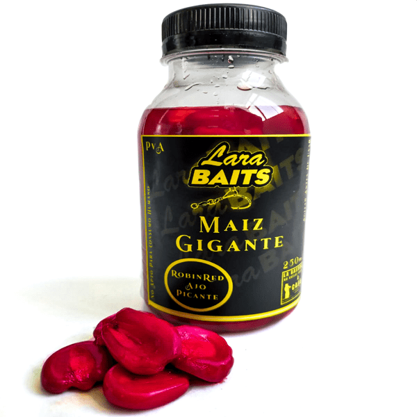 LARA-MAIZ-ROBIN-RED Lara Baits Maíz Gigante Robin Red-Ajo 250ml