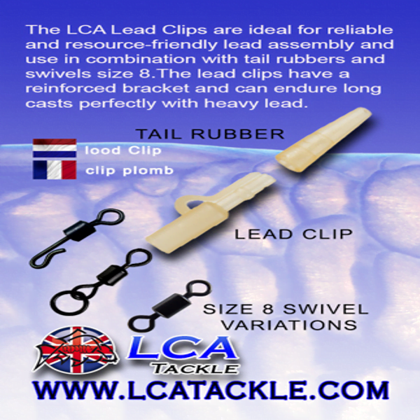 LCA-LEAD-TRAS LCA Tackle Tail Rubber Green Traslúcido