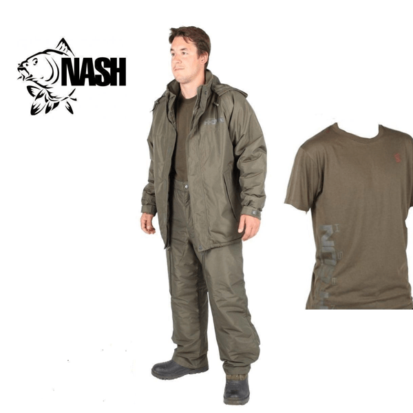 NASH-H-GUN-COMBO-XL NASH H-GUN JACKET, TROUSERS & T-SHIRT COMBO XL