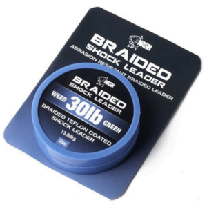 Nash Braided Shock Leader 30lb Weed 25m