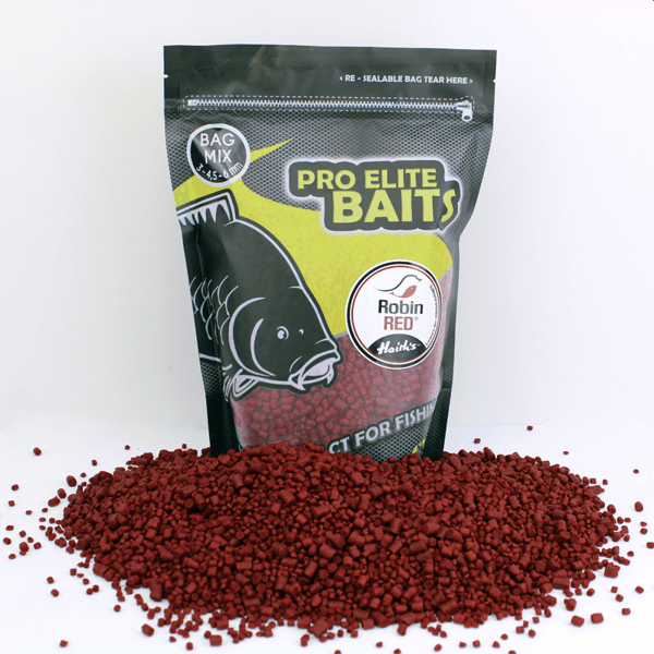 PRO-BAG-MIX-ROBIN-RED Pro Elite Baits Classic Bag Mix Pellets Robin-Red 3,4´5,6mm 800gr