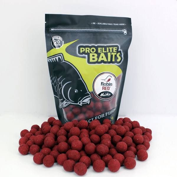 PRO-BOILIE-ROBIN Pro Elite Baits Classic Boilies Robin red 20mm 800gr