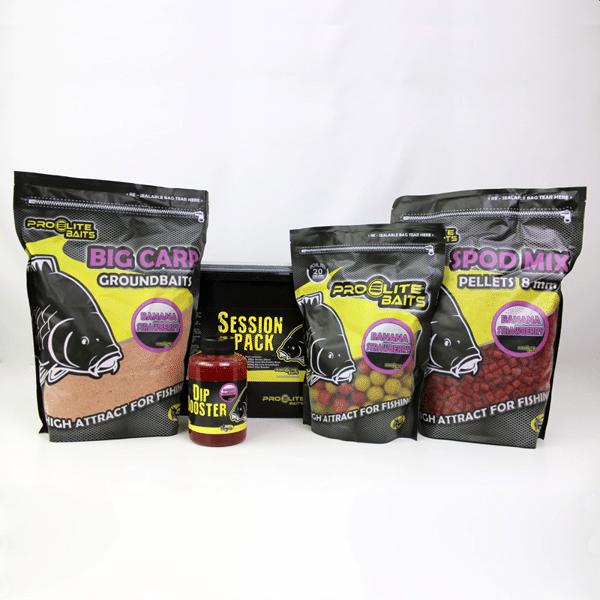PRO-ELITE-SESSION-BANANA Pro Elite Baits Session Pack Classic Banana-Strawberry