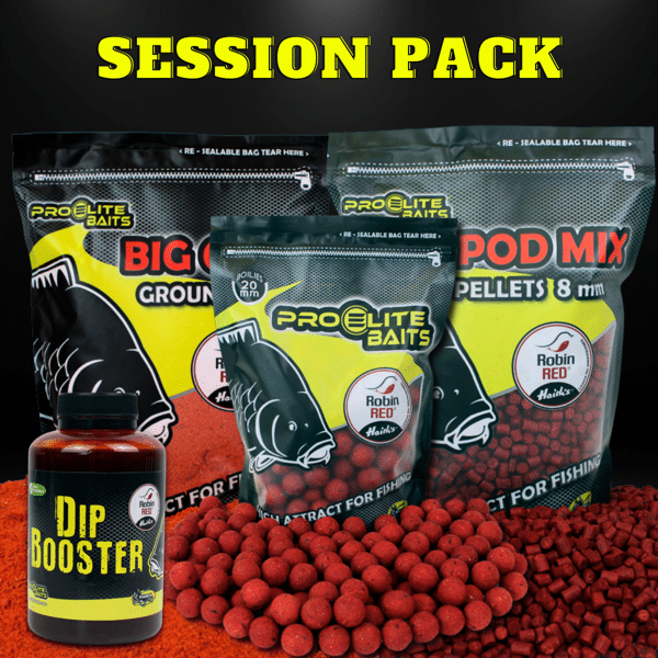 PRO-ELITE-SESSION-ROBIN Pro Elite Baits Session Pack Classic Robin Red