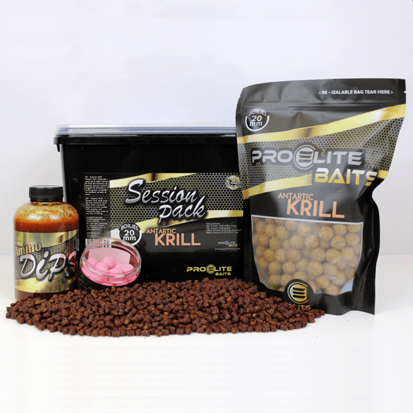 Pro Elite Baits Antartic Krill Gold Session Pack