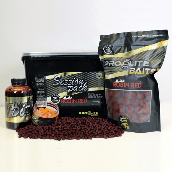 PRO-SESSION-ROBIN Pro Elite Baits Robin Red Gold Session Pack