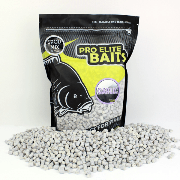 Pro Elite Baits Classic Spod Mix Pellets Garlic 8mm 1,800gr