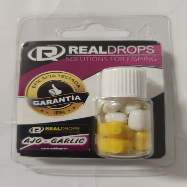 REAL-DROP-MAIZ-AJO Real Drops Maíz Artíficial Sabor Ajo