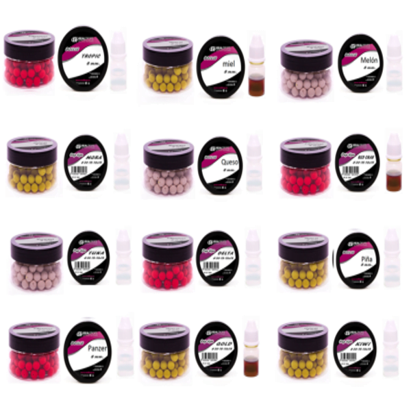 Mini Boilies Real Drops 8mm Piña