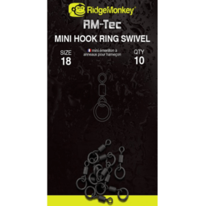RidgeMonkey RM-Tec Mini Hook Ring Swivel