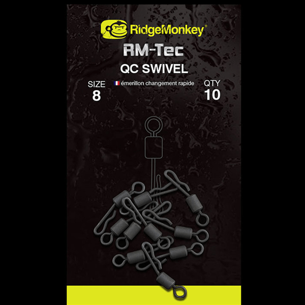RIDGEMONKEY-QC-SWIVEL-8 RidgeMonkey RM-Tec Quick Change Swivel Nº 8