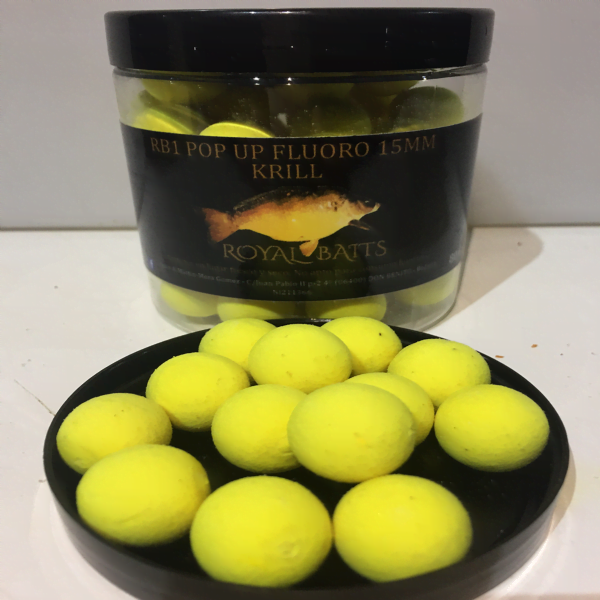 Royal Baits RB1 Pop-up 15mm Amarillo Fluro