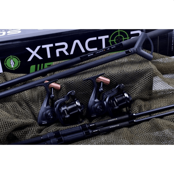SONIK-CARP-KIT Sonik XTractor 2 Rod Carp Kit 10" 3.5lb