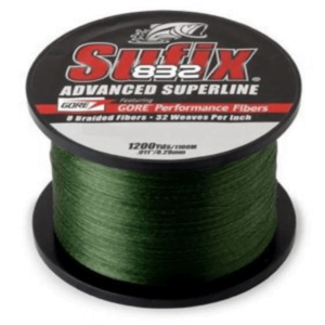 Sufix Trenzado 832 1500mt 0.38mm 36kg Verde