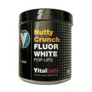 Vital Baits Nutty Crunch Pop-up White 14mm 80gr