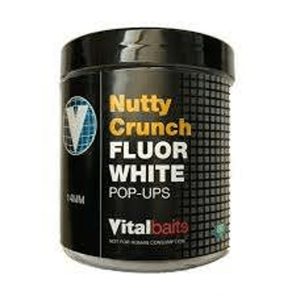 Vital Baits Nutty Crunch Pop-up White 14mm 80gr