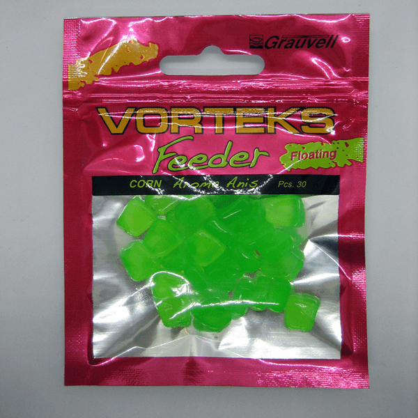 VORTEKS-CORN-VERDE VORTEKS FEEDER CORN VERDE ANÍS 30 PCS