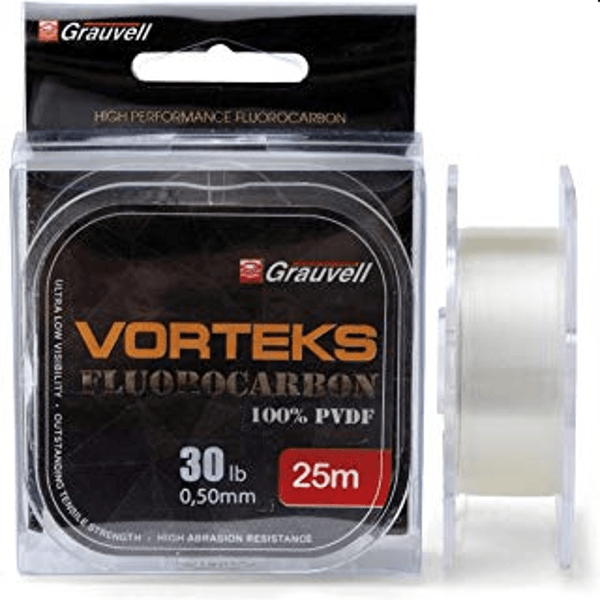 VORTEKS-FLUOROCARBONO VORTEKS FLUOROCARBONO 40LB 0,60MM 25MT