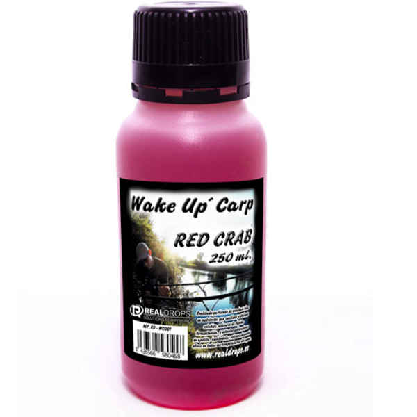 WAKE-REAL-RED-CRAB Wake Up Carp Real Drops Red Crab 250ml