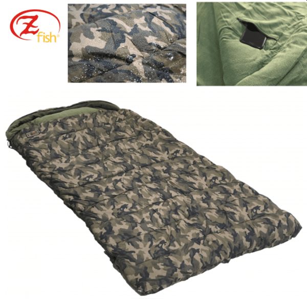 ZFISH-SACO-CAMO Zfish Saco De Dormir Hoogan 5 Season Camo