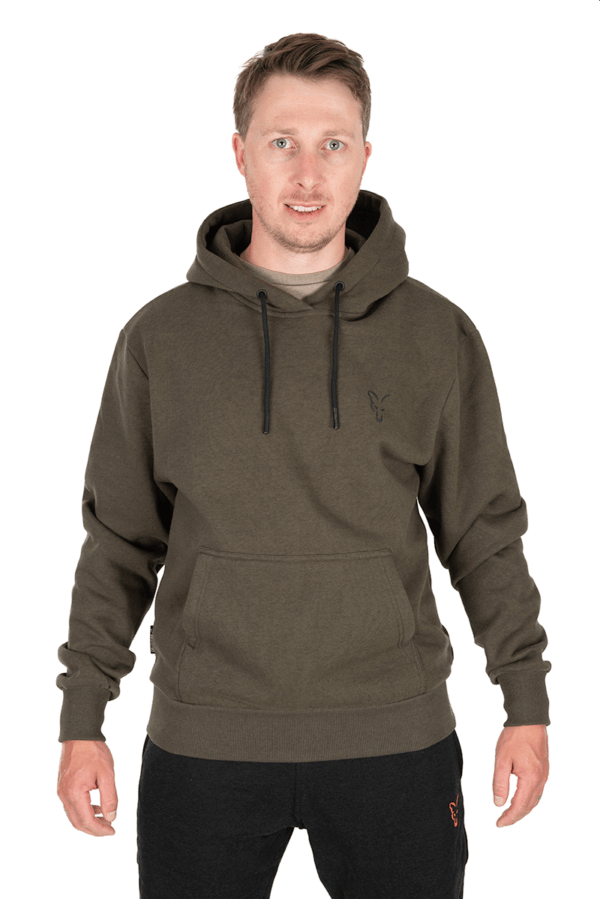 FOX HOODY GREEN BLACK Fox Collection Hoody Green Black sudadera carpfishing