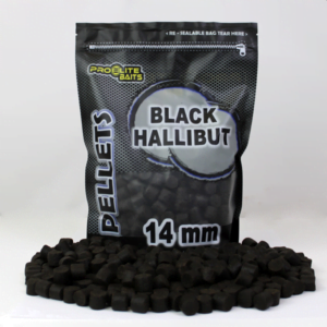 Pro Elite Baits Pellets Black Hallibut 14mm