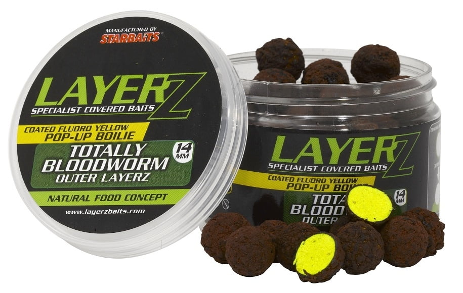 STARBAITS LAYERZ BLOODWORM POP-UP StarBaits Layerz Bloodworm 14mm pop-up
