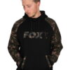 Fox Raglan Fox Raglan Sudadera Black/Camo Con Capucha Carpfishing