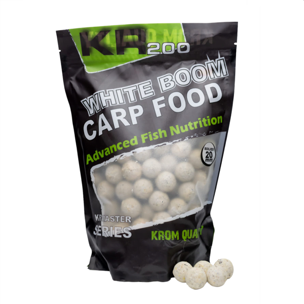 KROM WHITE BOOM BOILIES 20MM Krom Quality Boilies White Boom 20mm 800gr