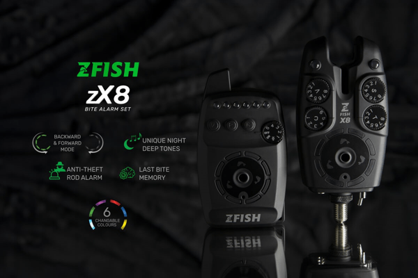 Alarma Carpfishing ZFish Juego Alarma ZX8 3+1 | Chachocarp