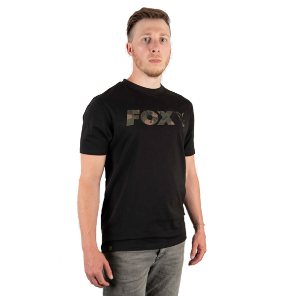 FOX CAMO LOGO Fox Camo Logo T-Shirt Black