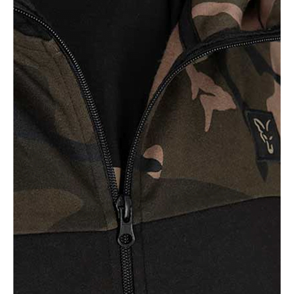 Fox LW Zipped Hoody Black/Camo