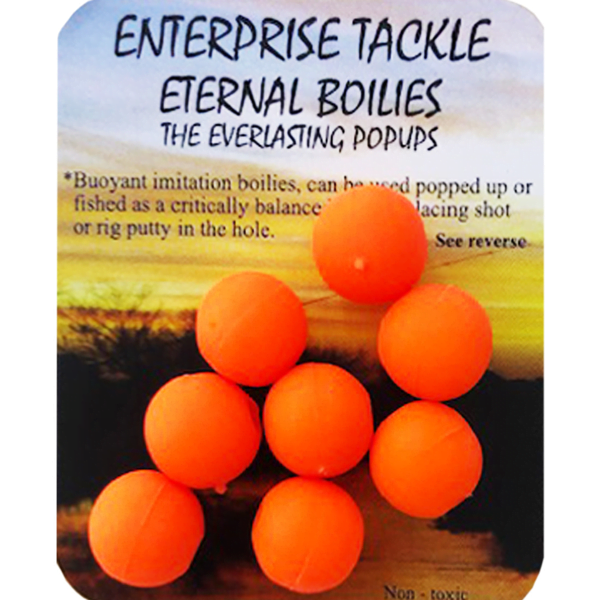 ENTERPRISE ETERNAL BOILIES NARANJA 12MM Enterprise Tackle Eternal Boilies Naranja Fluoro
