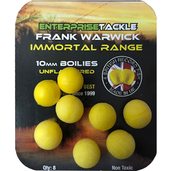 ENTERPRISE INMORTAL AMARILLO 10MM Enterprise Tackle The Inmortal Range Boilie Amarillo 10mm